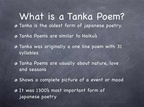 What is Japanese Tanka poetry: forms and examples by famous .